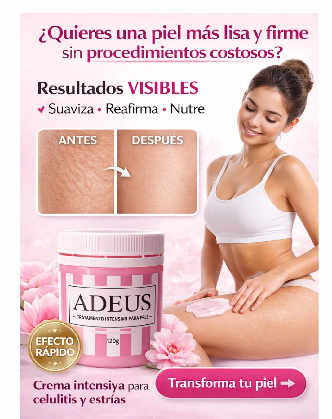 Crema Anticelulitis y Estrías