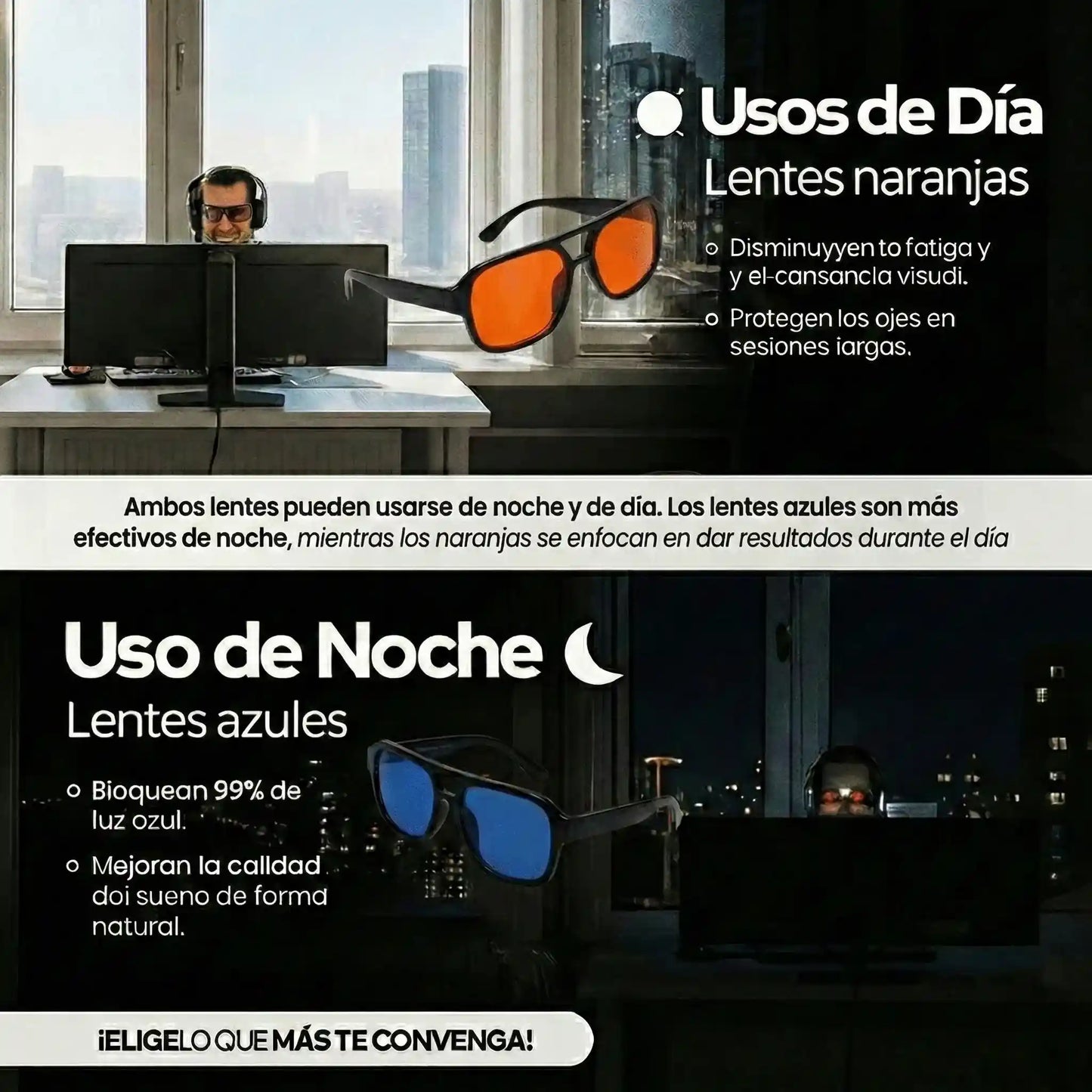Gafas Vision Blue Light Unisex - VisualProtect