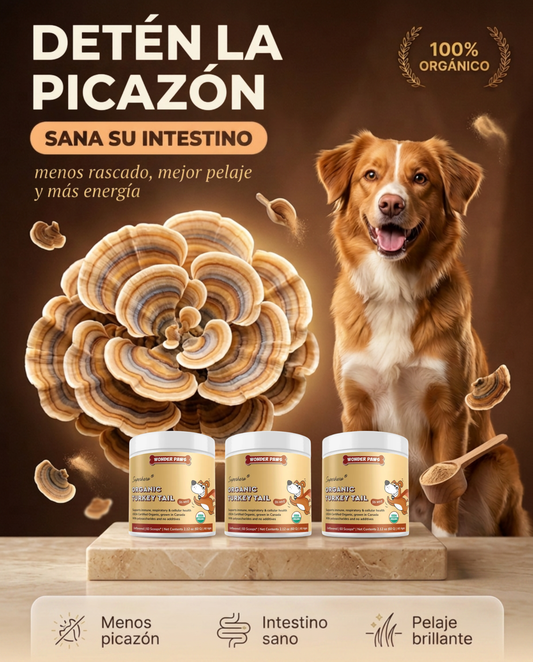 Turkey Tail Wonder Paws® - Hongo Cola de Pavo Orgánico