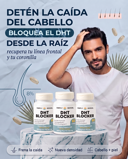 DHT Blocker™ — Fórmula Natural Anti-Caída